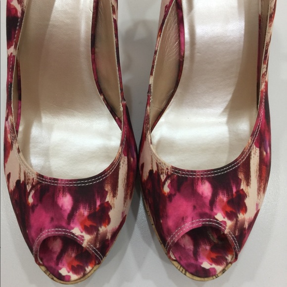 Candies Multicolor Open Toe Heels - Picture 5 of 8